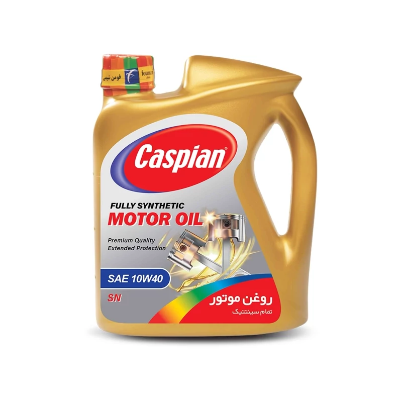 روغن موتور کاسپین ۱۰W40 SN حجم ۴ لیتر تمام سنتتیک